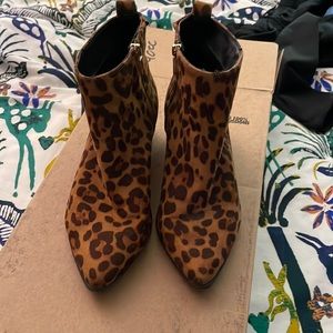 Cheetah Print Booties
